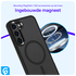 Samsung Galaxy S23 Plus Hoesje met MagSafe Matte Zwart afbeelding 5