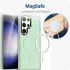 Samsung Galaxy S23 Ultra Hoesje met MagSafe Matte Groen afbeelding 5