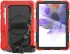 Samsung Galaxy Tab S8+ S7+ / S7 FE Hoes met Screen Protector en Handriem Rood afbeelding 13