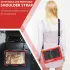 Samsung Galaxy Tab S8+ S7+ / S7 FE Hoes met Screen Protector en Handriem Rood afbeelding 6