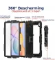 Samsung Galaxy Tab S6 Lite Hoes met Screen Protector en Handriem Roze