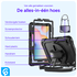 Samsung Galaxy Tab S6 Lite Hoes met Screen Protector en Handriem Roze afbeelding 5
