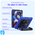 Apple iPad Air (2020/2022) Hoes met Screen Protector en Handriem Blauw afbeelding 2