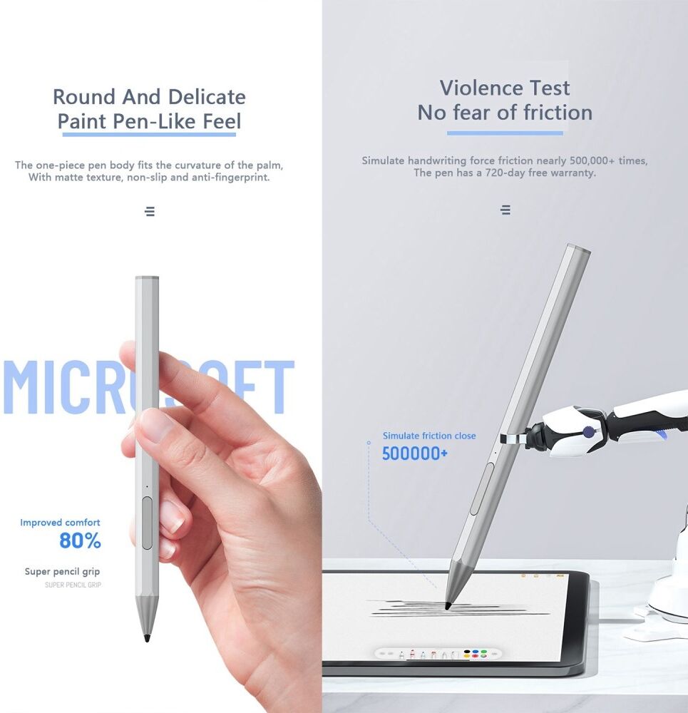 WR18 Micro USB Complete Actieve Surface Stylus Pen Met Palm Rejection afbeelding 3