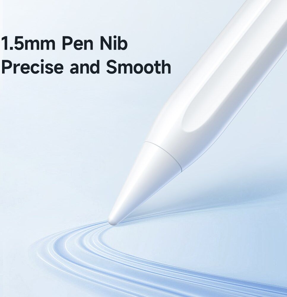 MCDODO Actieve Stylus Pen Met Dunne Punt Voor iPad Wit afbeelding 3