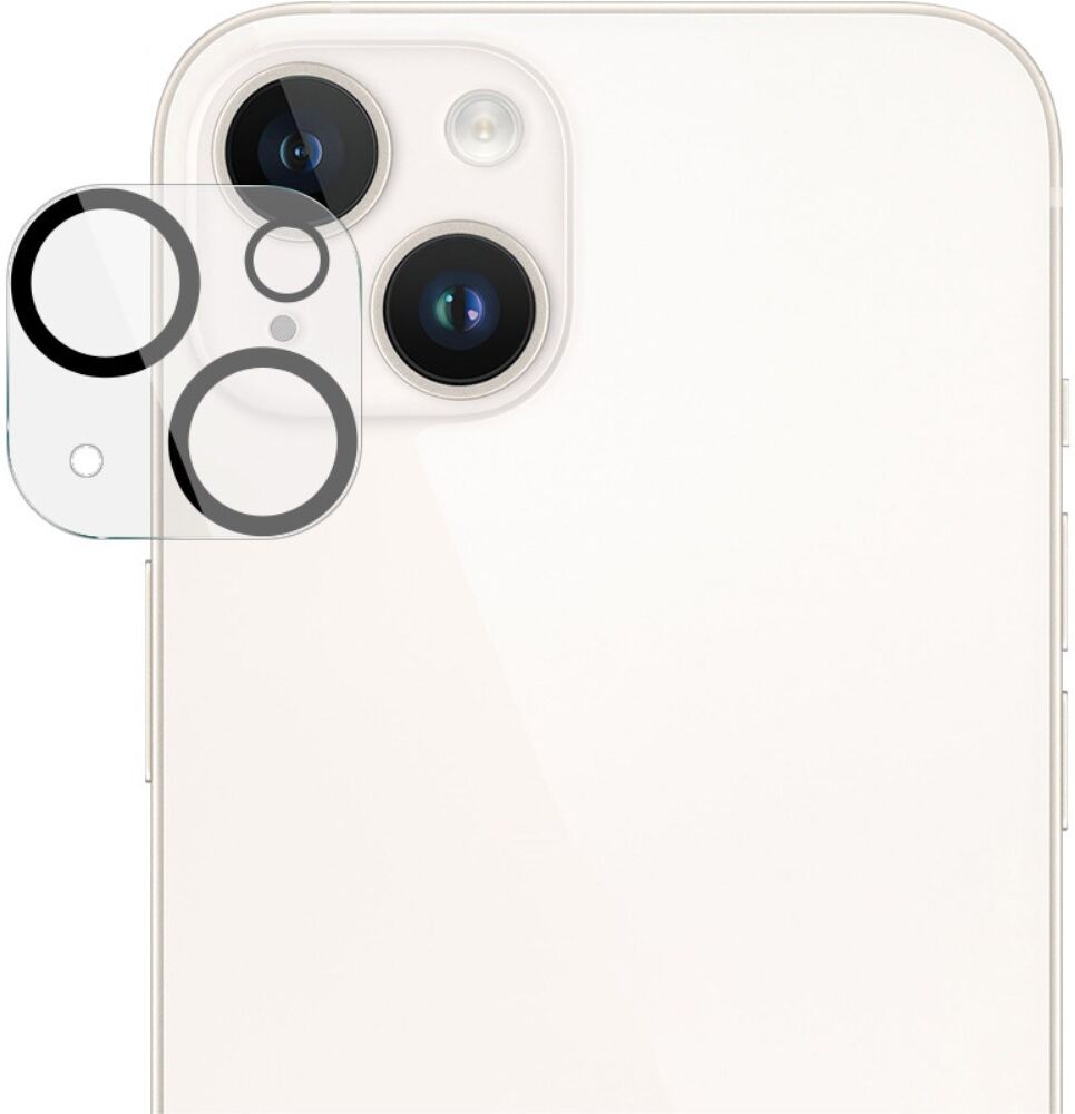 Imak Apple iPhone 15 / 15 Plus Camera Lens Protector + Lens Cap Clear afbeelding 1