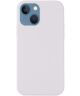 Apple iPhone 15 Hoesje MagSafe Dun Silicone Back Cover Wit