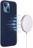 Apple iPhone 15 Hoesje MagSafe Dun Silicone Back Cover Blauw afbeelding 2