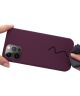 Apple iPhone 15 Pro Max Hoesje MagSafe Dun Silicone Bordeaux