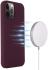Apple iPhone 15 Pro Max Hoesje MagSafe Dun Silicone Bordeaux afbeelding 2