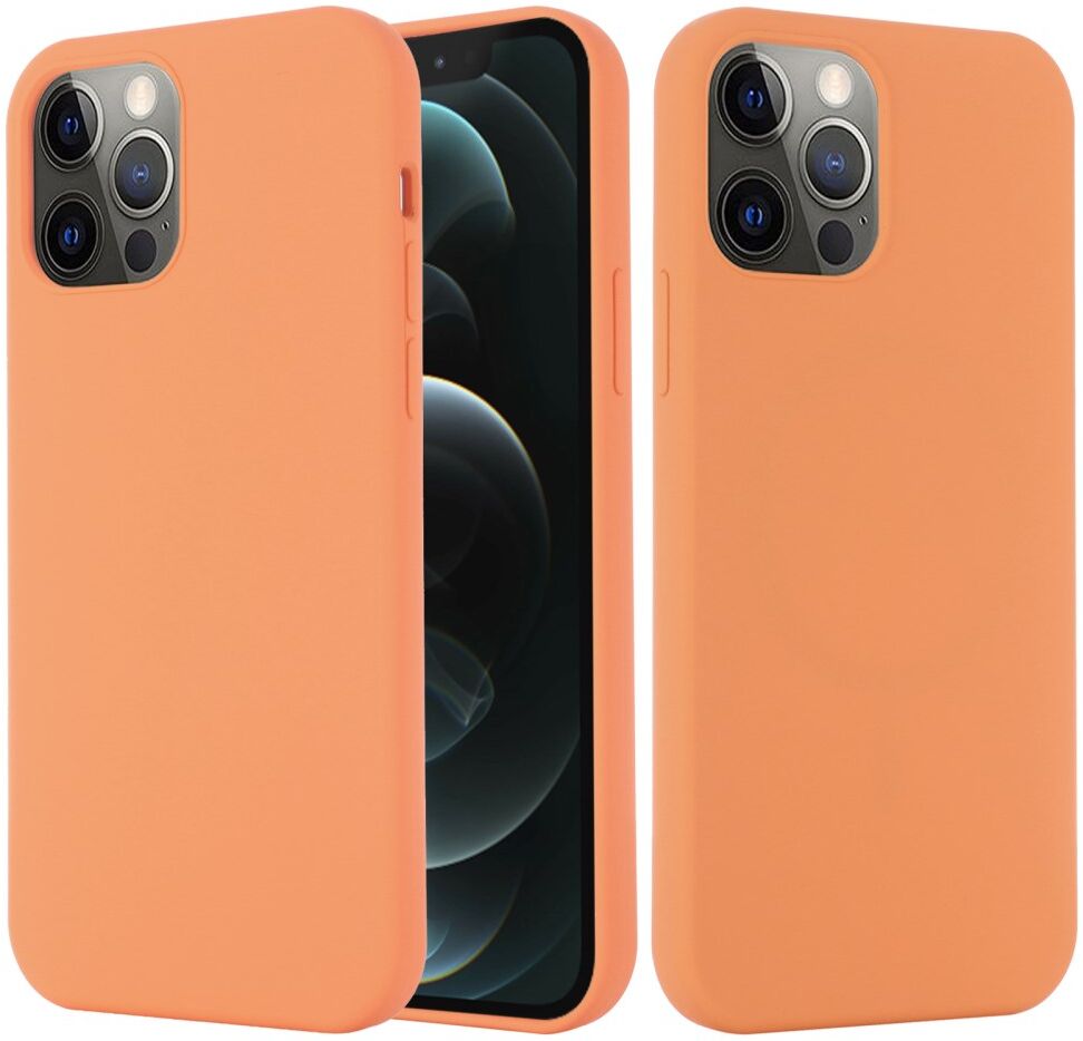 Apple iPhone 15 Pro Max Hoesje MagSafe Dun Silicone Oranje afbeelding 3