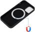 Apple iPhone 15 Pro Max Hoesje MagSafe Dun Silicone Zwart afbeelding 4