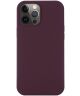 Apple iPhone 15 Pro Hoesje MagSafe Dun Silicone Back Cover Bordeaux