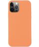 Apple iPhone 15 Pro Hoesje MagSafe Dun Silicone Back Cover Oranje