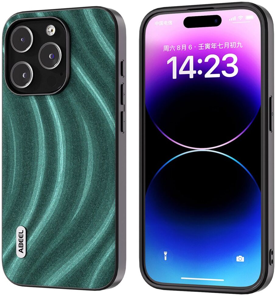 ABEEL Milky Way Apple iPhone 15 Pro Max Hoesje Back Cover Groen afbeelding 1