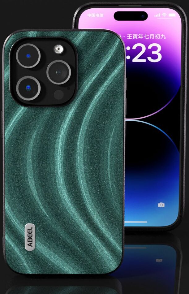 ABEEL Milky Way Apple iPhone 15 Pro Max Hoesje Back Cover Groen afbeelding 4