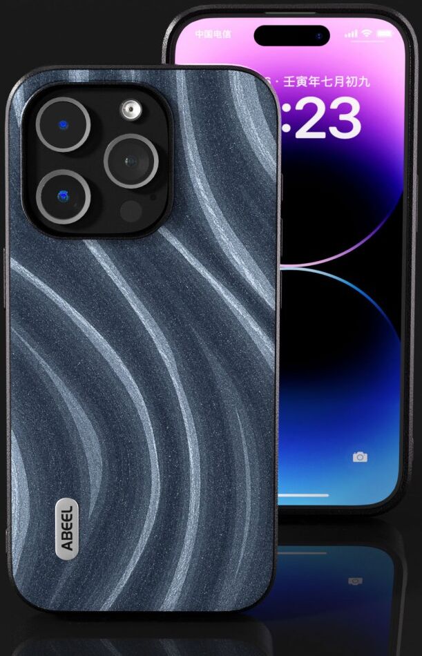 ABEEL Milky Way Apple iPhone 15 Pro Max Hoesje Back Cover Blauw afbeelding 4