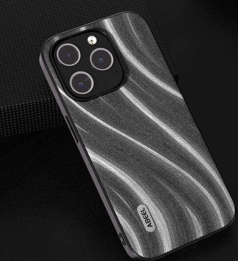 ABEEL Milky Way Apple iPhone 15 Pro Hoesje Back Cover Grijs afbeelding 2