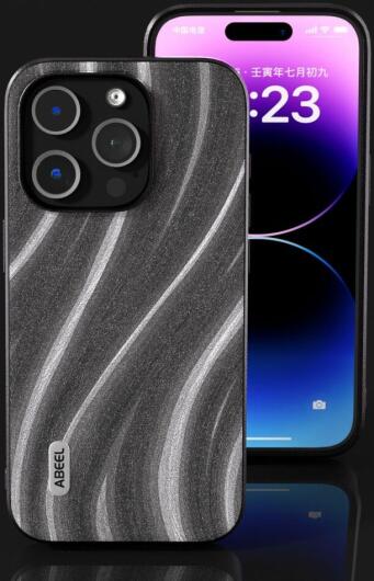 ABEEL Milky Way Apple iPhone 15 Pro Hoesje Back Cover Grijs afbeelding 4