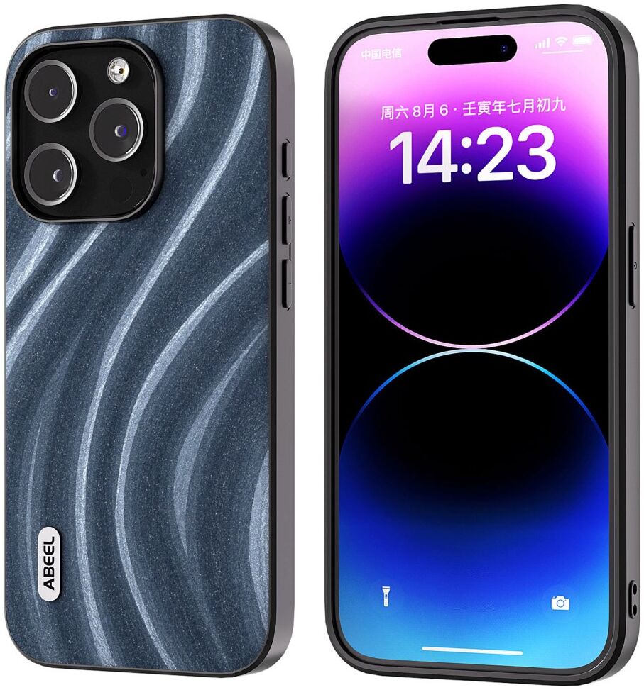 ABEEL Milky Way Apple iPhone 15 Pro Hoesje Back Cover Blauw afbeelding 1