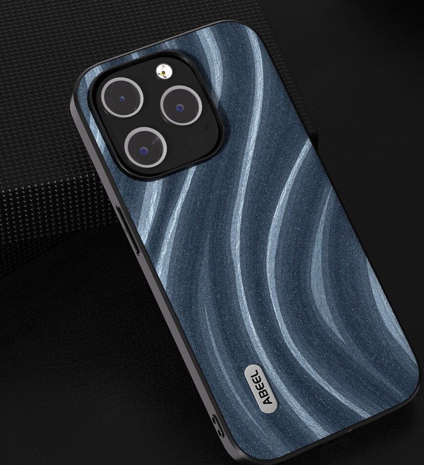 ABEEL Milky Way Apple iPhone 15 Pro Hoesje Back Cover Blauw afbeelding 2
