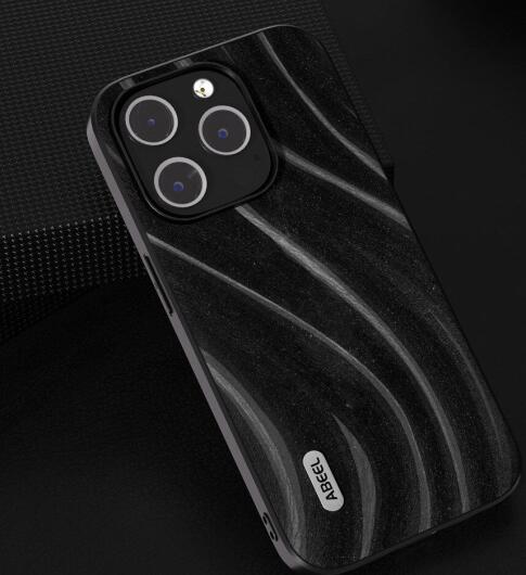 ABEEL Milky Way Apple iPhone 15 Pro Hoesje Back Cover Zwart afbeelding 2