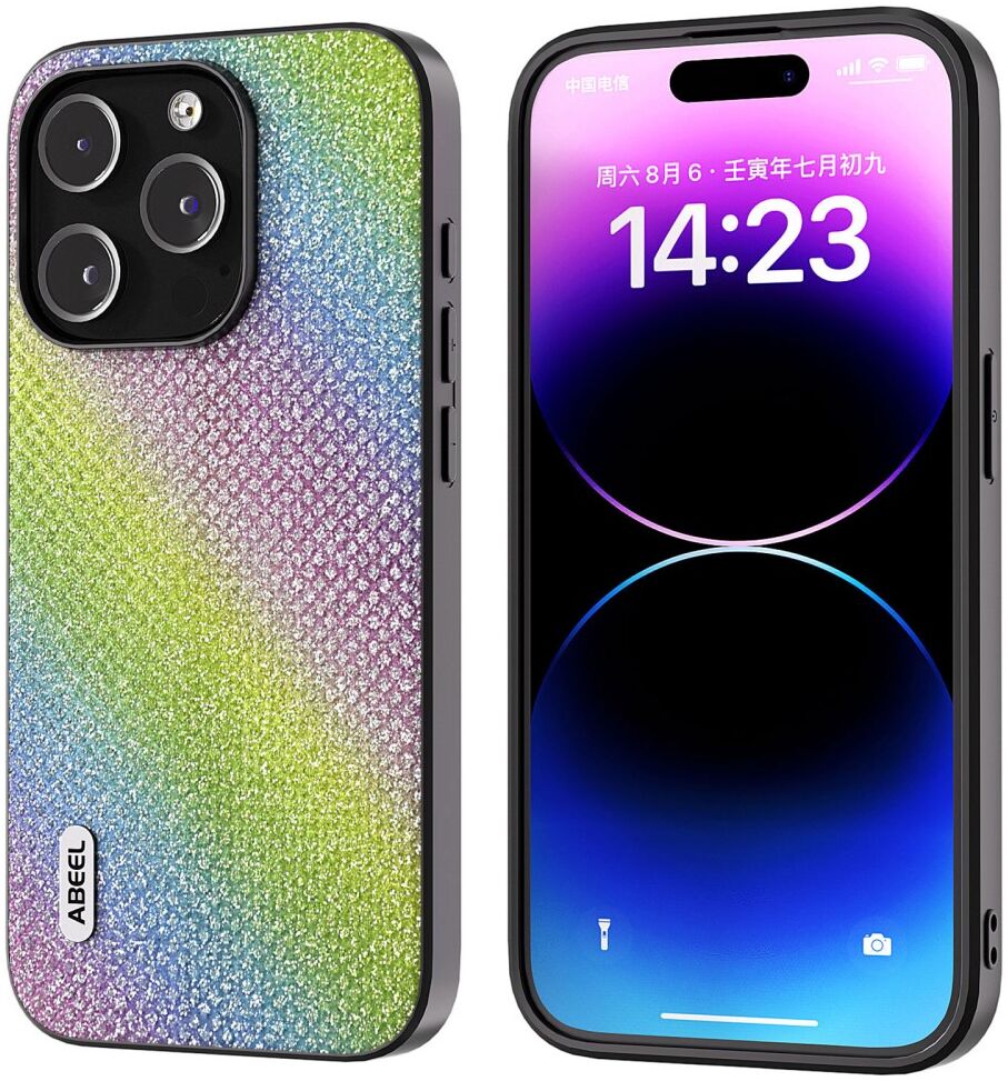ABEEL Crystal Apple iPhone 15 Pro Hoesje Back Cover Multi-color afbeelding 1