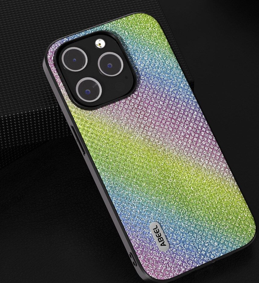 ABEEL Crystal Apple iPhone 15 Pro Hoesje Back Cover Multi-color afbeelding 2