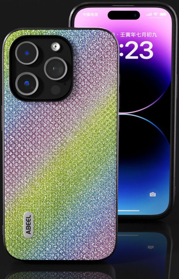 ABEEL Crystal Apple iPhone 15 Pro Hoesje Back Cover Multi-color afbeelding 4