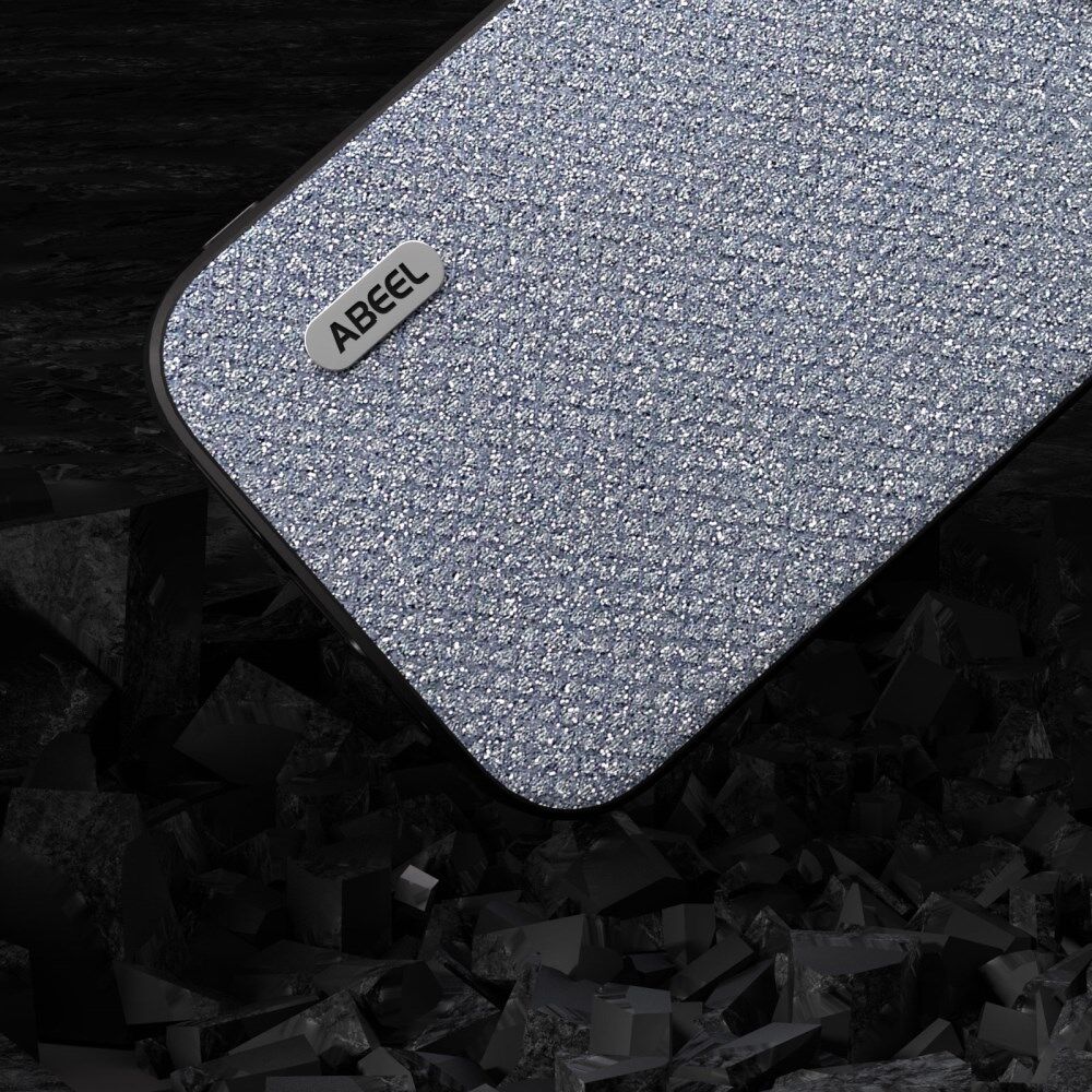 ABEEL Crystal Apple iPhone 15 Pro Hoesje Back Cover Grijs afbeelding 3