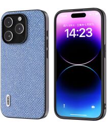 ABEEL Crystal Apple iPhone 15 Pro Hoesje Back Cover Blauw