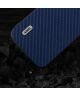 ABEEL Carbon Fiber Apple iPhone 15 Pro Hoesje Back Cover Blauw