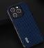 ABEEL Carbon Fiber Apple iPhone 15 Pro Hoesje Back Cover Blauw afbeelding 2