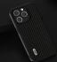 ABEEL Carbon Fiber Apple iPhone 15 Pro Hoesje Back Cover Zwart afbeelding 2
