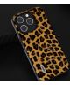 ABEEL Luipaard Apple iPhone 15 Pro Hoesje Back Cover Gold