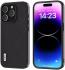 ABEEL Litchi Apple iPhone 15 Pro Max Hoesje Leer Back Cover Grijs
