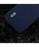 ABEEL Apple iPhone 15 Pro Max Hoesje Litchi Leer Back Cover Blauw