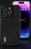 ABEEL Litchi Apple iPhone 15 Pro Max Hoesje Back Cover Zwart afbeelding 5