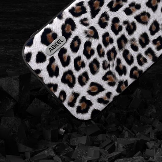 ABEEL Luipaard Apple iPhone 15 Pro Max Hoesje Back Cover Zilver afbeelding 3