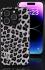 ABEEL Luipaard Apple iPhone 15 Pro Max Hoesje Back Cover Zilver afbeelding 4