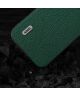 ABEEL Cross Apple iPhone 15 Pro Hoesje Leer Back Cover Groen