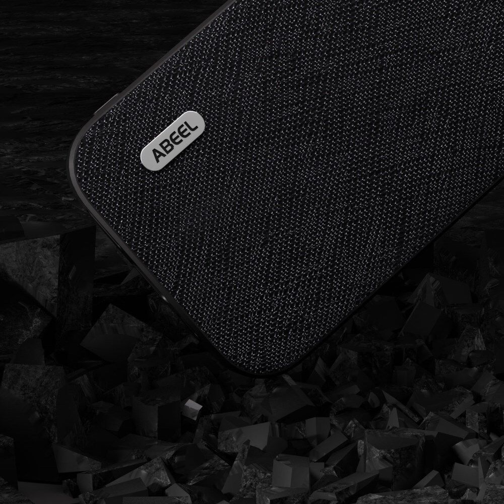 ABEEL Cross Apple iPhone 15 Pro Hoesje Leer Back Cover Zwart afbeelding 3