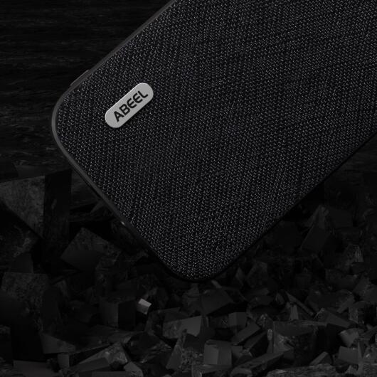 ABEEL Cross Apple iPhone 15 Pro Hoesje Leer Back Cover Zwart afbeelding 3