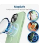 Apple iPhone 15 Hoesje met MagSafe Back Cover Matte Groen