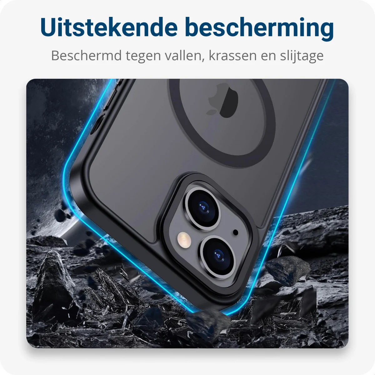 Apple iPhone 15 Plus Hoesje met MagSafe Back Cover Matte Lila afbeelding 5