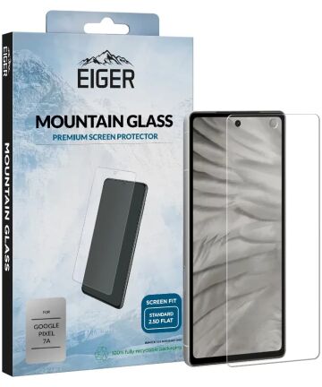 Eiger Google Pixel 7a Screen Protector Tempered Glass Case Friendly Screen Protectors