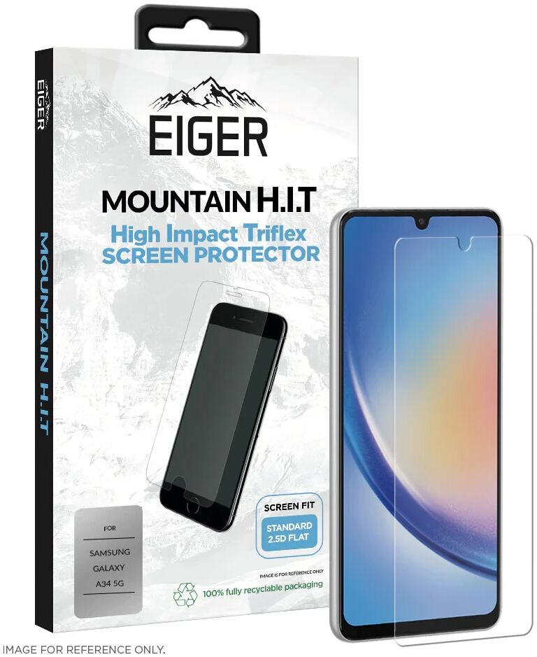 Eiger Mountain H.I.T. Samsung Galaxy A34 Screen Protector Folie 1-Pack afbeelding 1