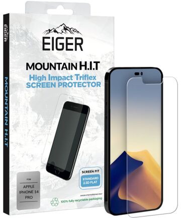 Eiger Mountain H.I.T Apple iPhone 14 Pro Scherm Display Folie (1-Pack) Screen Protectors