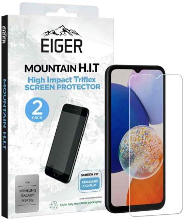 Eiger Mountain H.I.T. Samsung Galaxy A14 Screen Protector Folie 2-Pack Screen Protectors