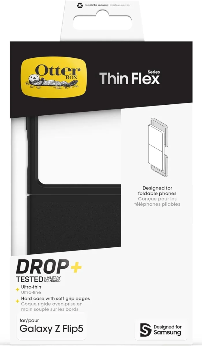 OtterBox Thin Flex Samsung Galaxy Z Flip 5 Hoesje Zwart afbeelding 10